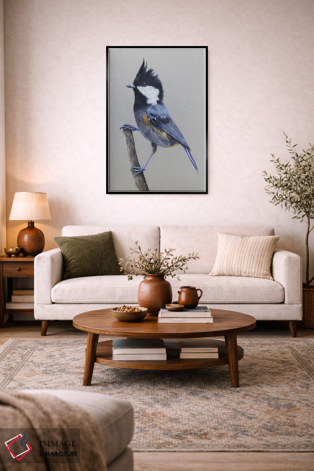 تابلو دکوراتیو "سهره با بال خال دار" اثر میخائیل ودرنیکوف - D4B