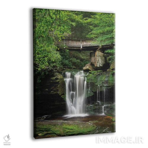 تابلو دکوراتیو آبشار الاکالا غربی ۲ اثر آلن ماچروویچ - نمای پرسپکتیو محصول