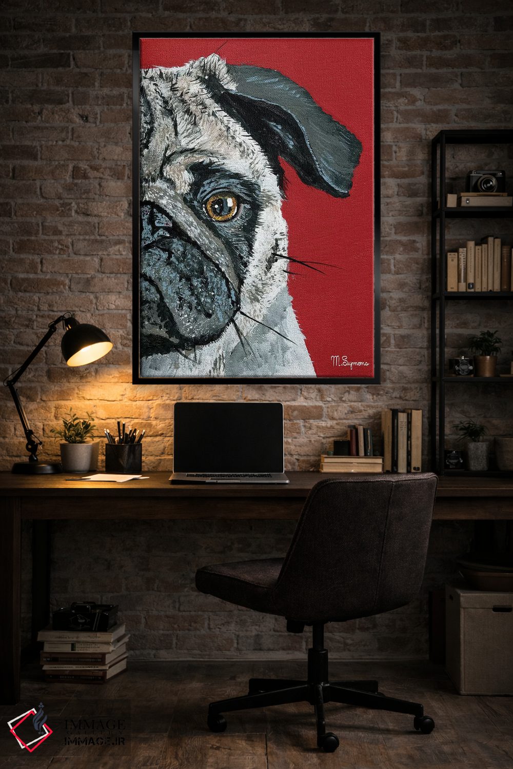 تابلو دکوراتیو پاگ آ بو اثر ملیسا سایمونز - D5B