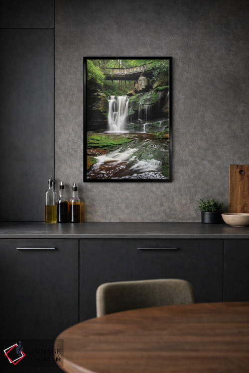 تابلو دکوراتیو آبشار الاکالا غربی ۱ اثر آلن ماچروویچ - D1B