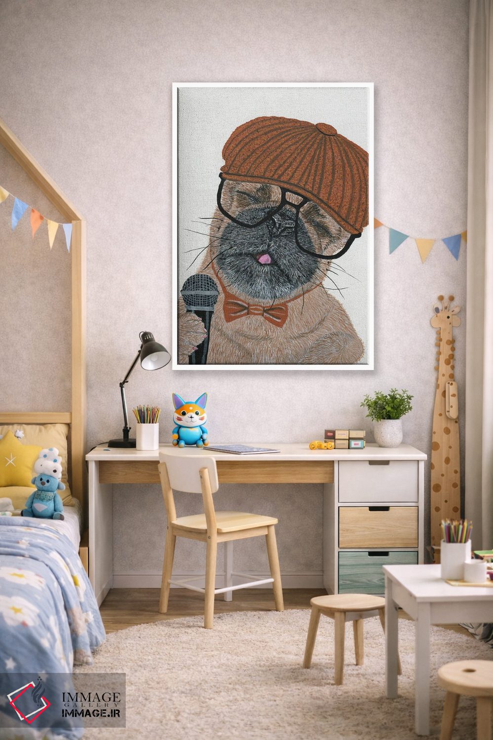 تابلو دکوراتیو ترانه مردمش اثر ملیسا سایمونز - D1W