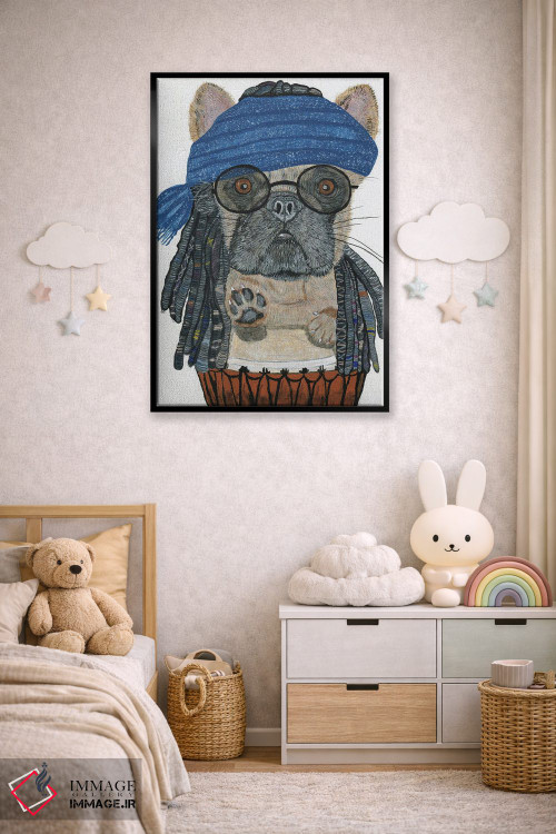 تابلو دکوراتیو فرانسوی هیپی اثر ملیسا سایمونز - D6B