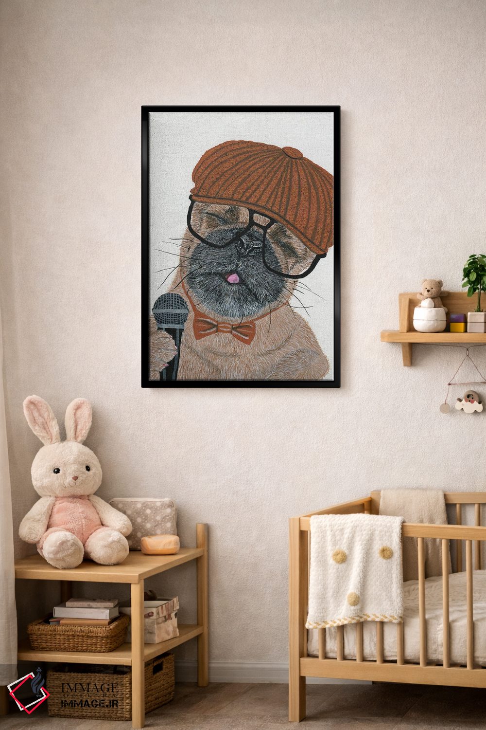 تابلو دکوراتیو ترانه مردمش اثر ملیسا سایمونز - D4B