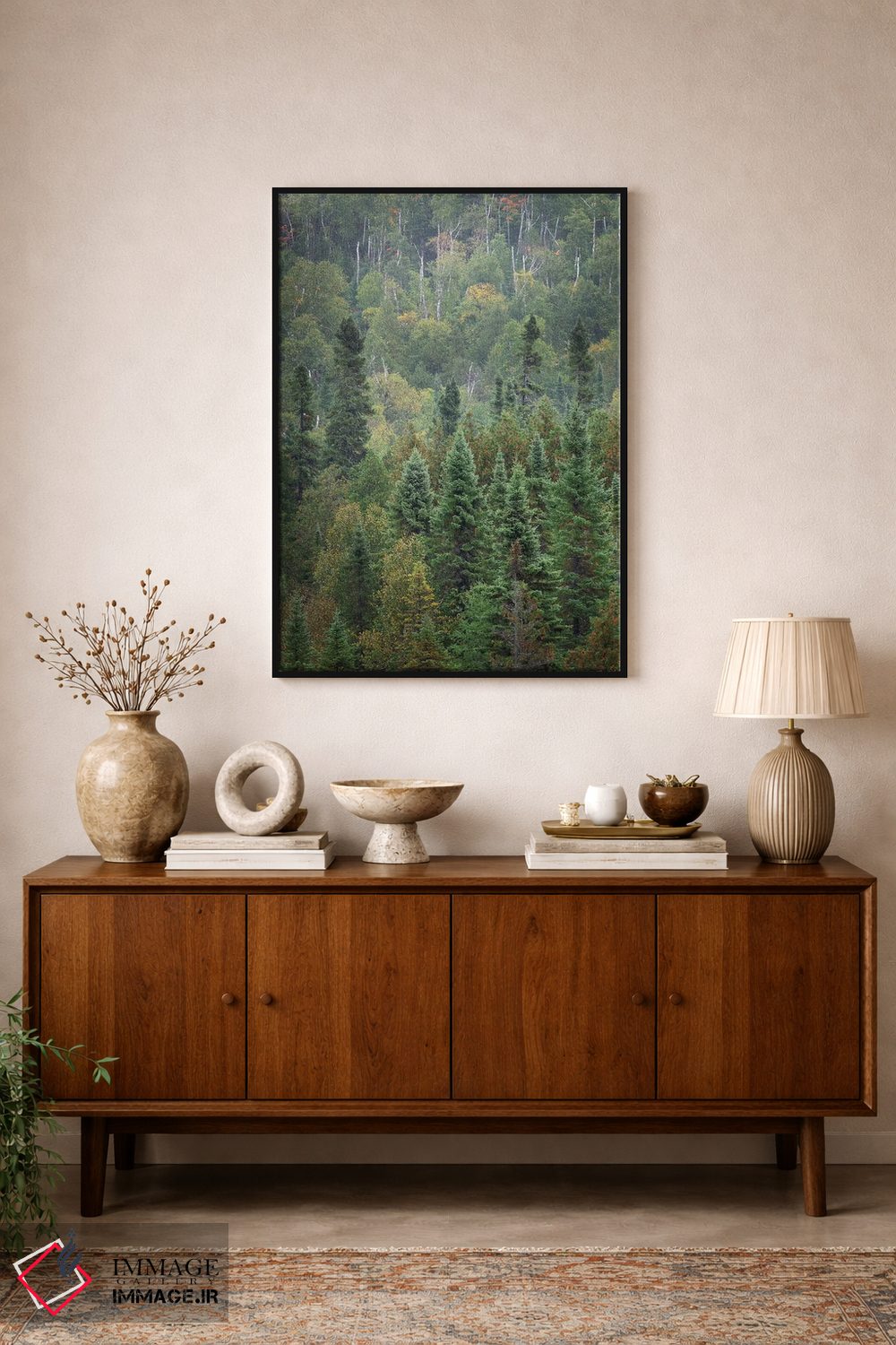 تابلو دکوراتیو جنگل ملی سوپریور ۴ اثر آلن ماچروویچ - D1B
