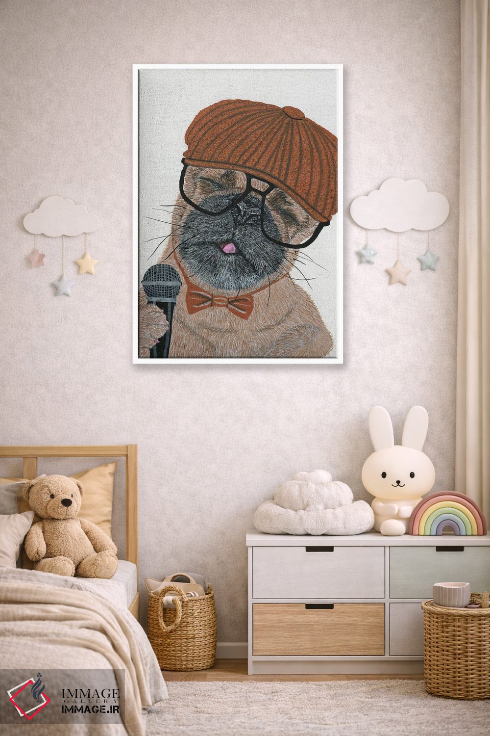 تابلو دکوراتیو ترانه مردمش اثر ملیسا سایمونز - D3W