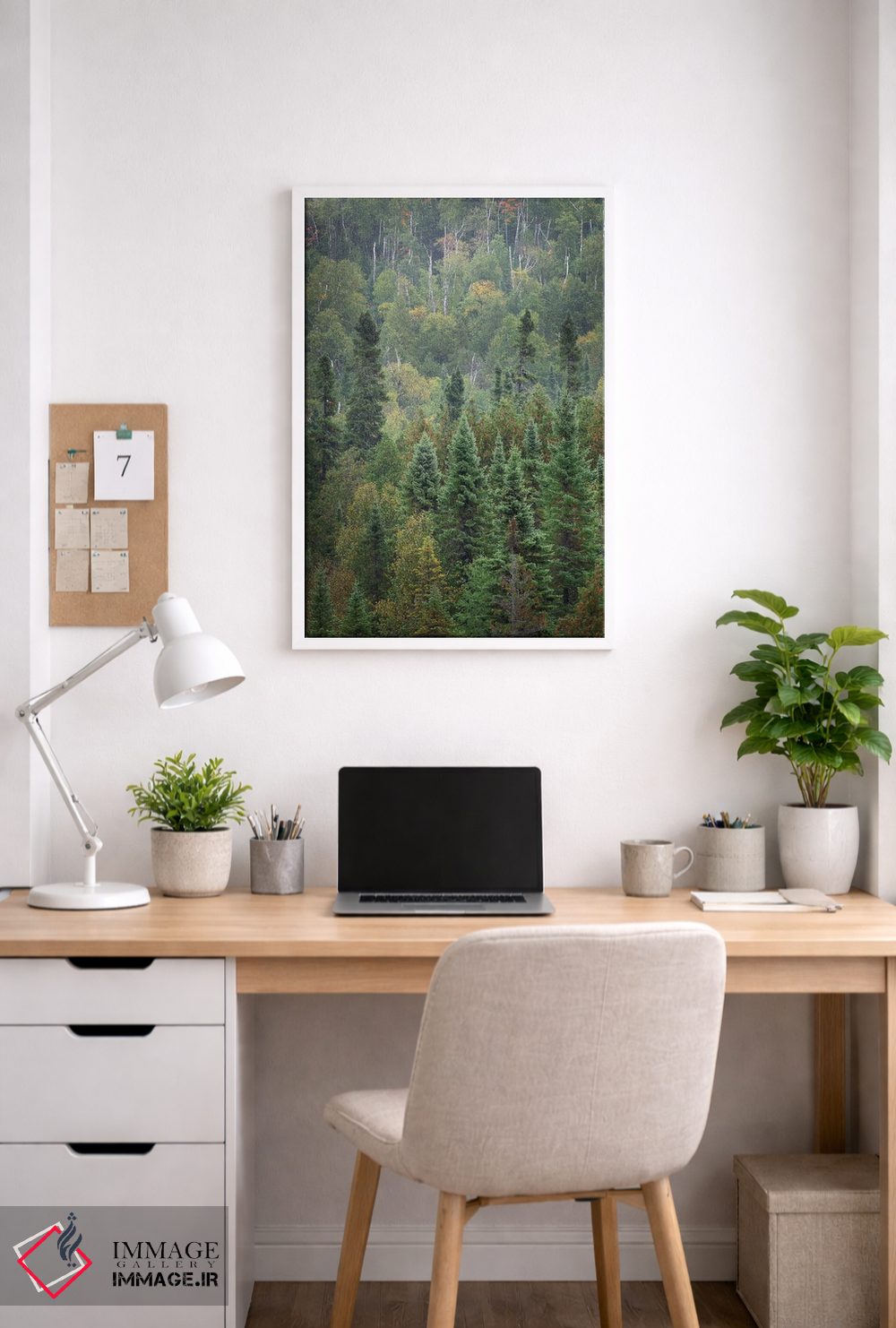 تابلو دکوراتیو جنگل ملی سوپریور ۴ اثر آلن ماچروویچ - D4W