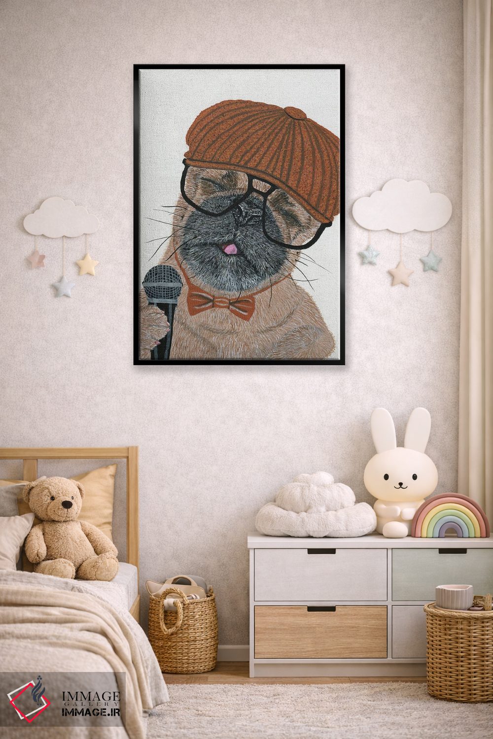 تابلو دکوراتیو ترانه مردمش اثر ملیسا سایمونز - D6B