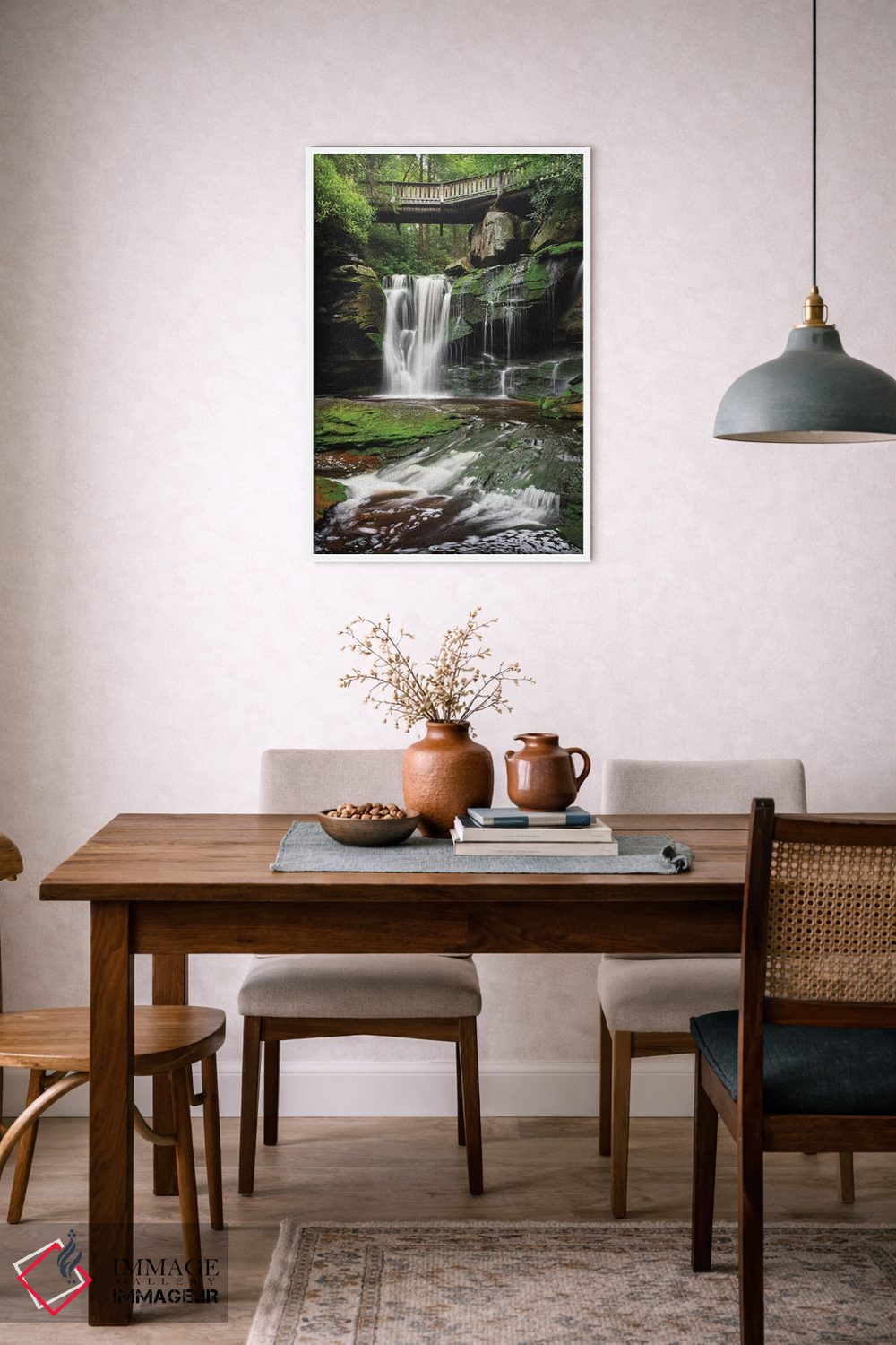 تابلو دکوراتیو آبشار الاکالا غربی ۱ اثر آلن ماچروویچ - D6W