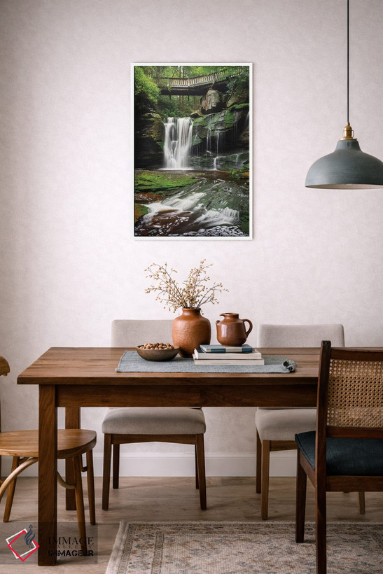 تابلو دکوراتیو آبشار الاکالا غربی ۱ اثر آلن ماچروویچ - D6W
