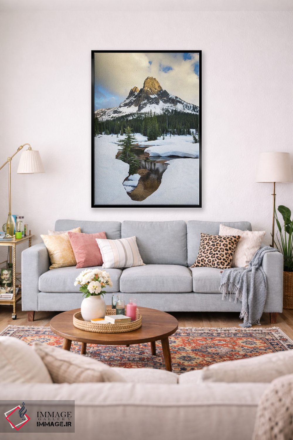 تابلو دکوراتیو آمریکا، ایالت واشنگتن. کوه زنگ آزادی، گذر واشنگتن، شمال کا… اثر آلن ماچروویچ - D2B