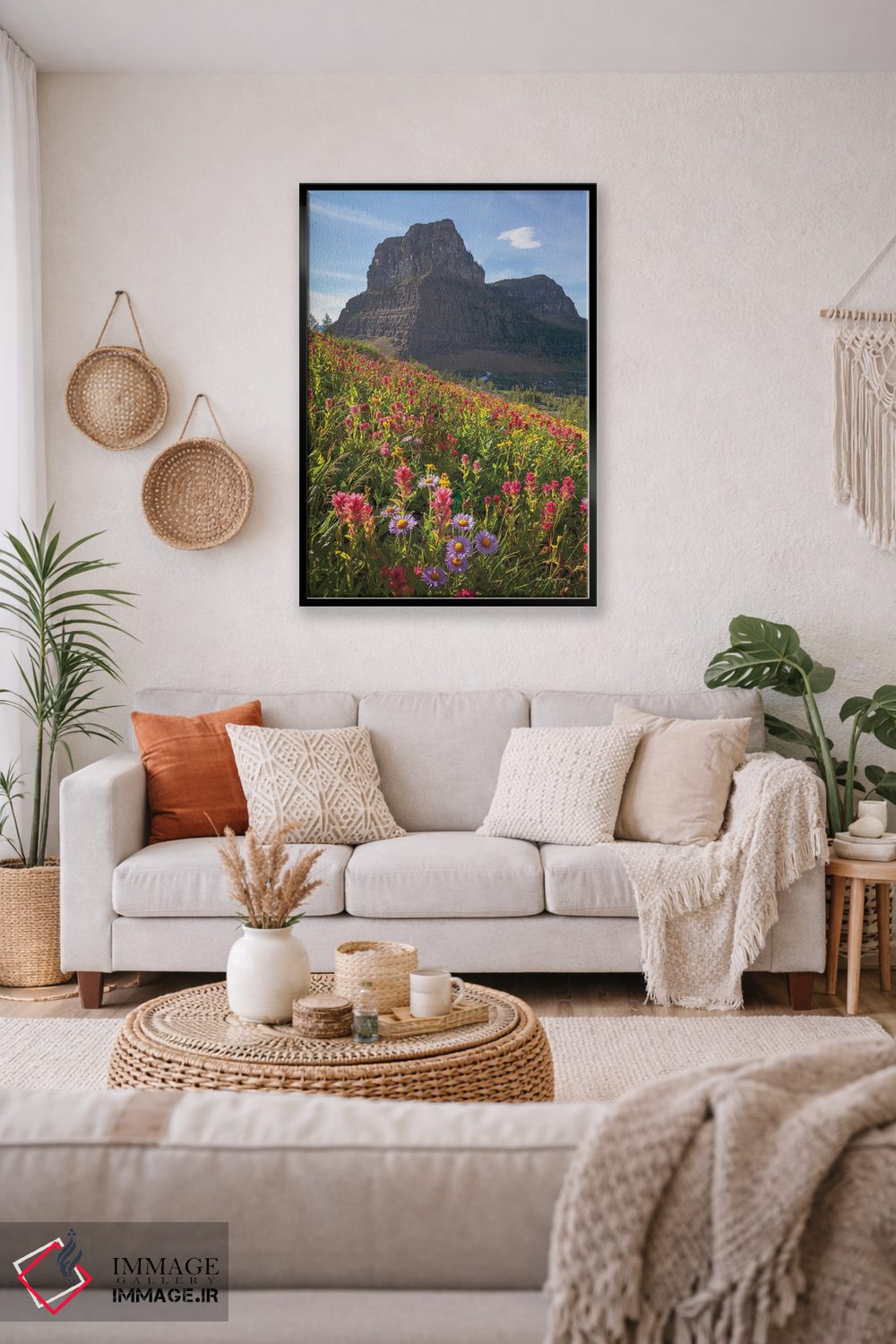 تابلو دکوراتیو گل های وحشی گذر بولدر اثر آلن ماچروویچ - D3B