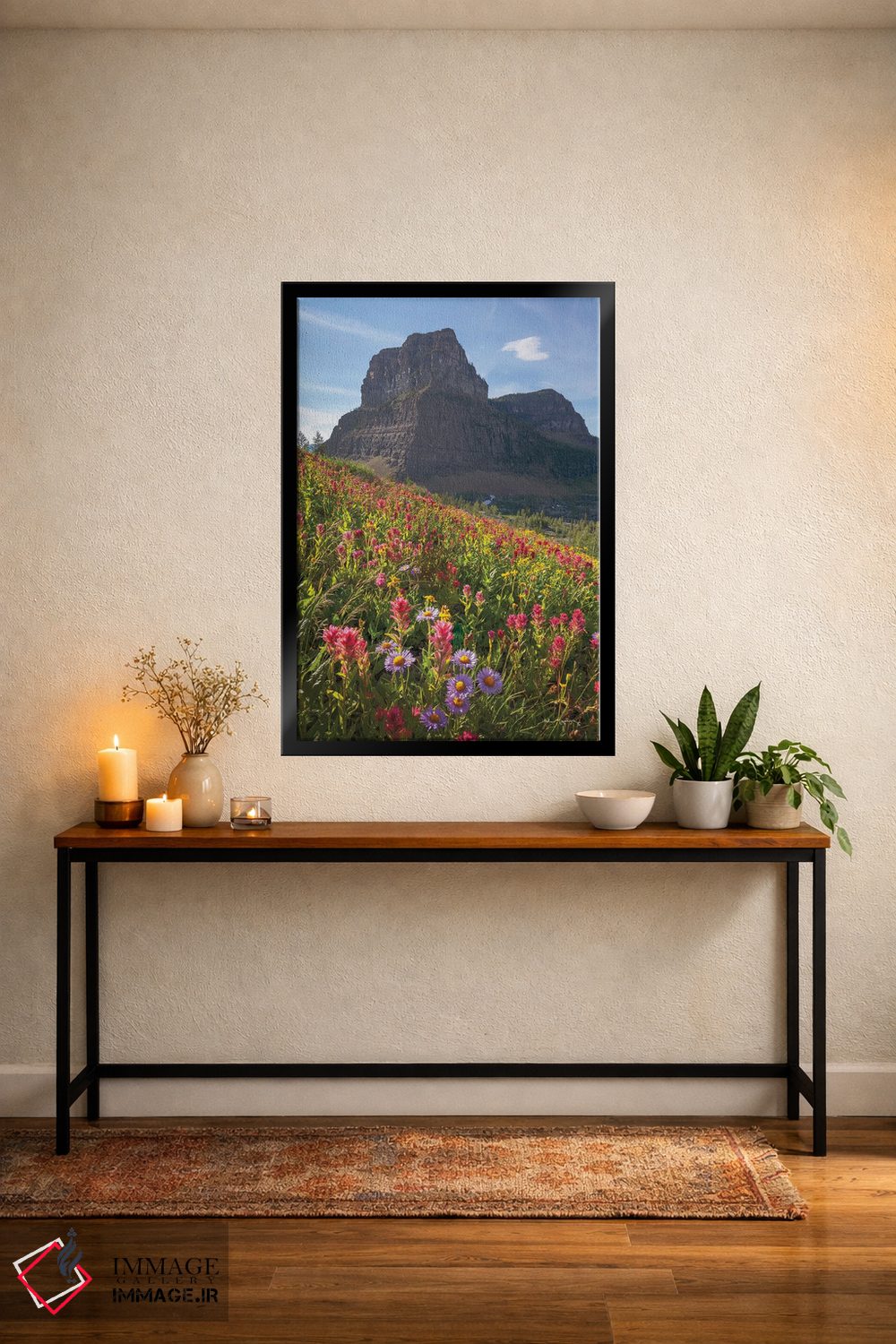 تابلو دکوراتیو گل های وحشی گذر بولدر اثر آلن ماچروویچ - D5B