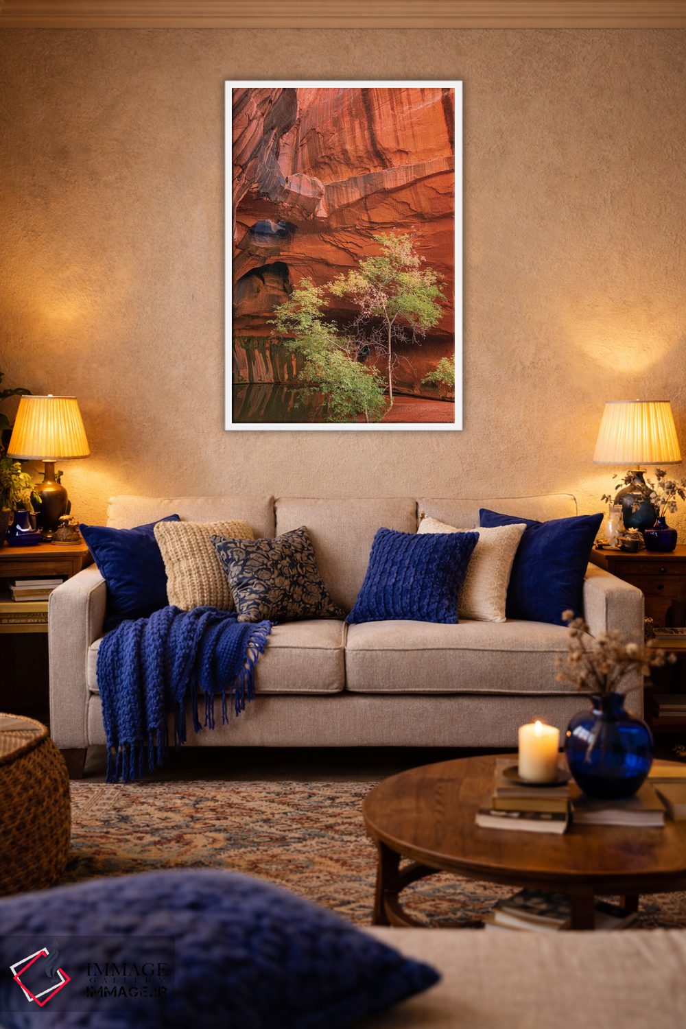 تابلو دکوراتیو دره نئون ۳ اثر آلن ماچروویچ - D2W