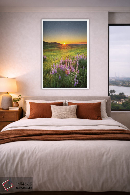 تابلو دکوراتیو طلوع در دشت های باز اثر آلن ماچروویچ - D3W