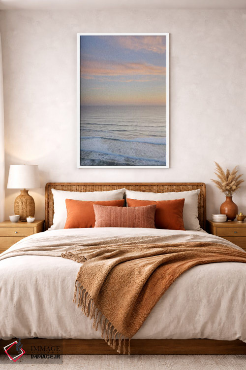 تابلو دکوراتیو غروب در ساحل ردوودز شمال کالیفرنیا از دیدگاه ویستا پوینت… اثر آلن ماچروویچ - D4W