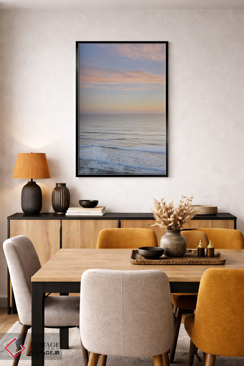 تابلو دکوراتیو غروب در ساحل ردوودز شمال کالیفرنیا از دیدگاه ویستا پوینت… اثر آلن ماچروویچ - D5B