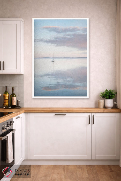 تابلو دکوراتیو قایق بادبانی در خلیج بلینهام ۲ اثر آلن ماچروویچ - D5W