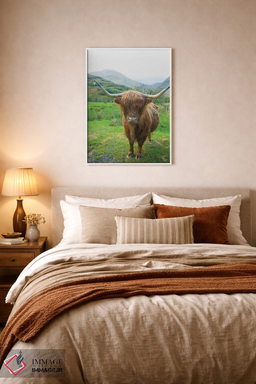تابلو دکوراتیو گاوهای کوهستانی اسکاتلندی ۶ اثر آلن ماچروویچ - D5W