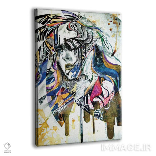 تابلو دکوراتیو یادآوری ۲ اثر مینجه لی - نمای پرسپکتیو محصول