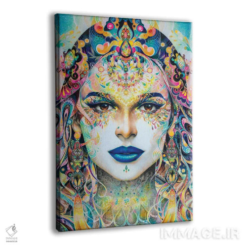 تابلو دکوراتیو شاکتی اثر مینجه لی - نمای پرسپکتیو محصول