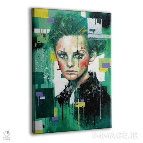 تابلو دکوراتیو گل سرخ شده اثر مینجه لی - نمای پرسپکتیو محصول