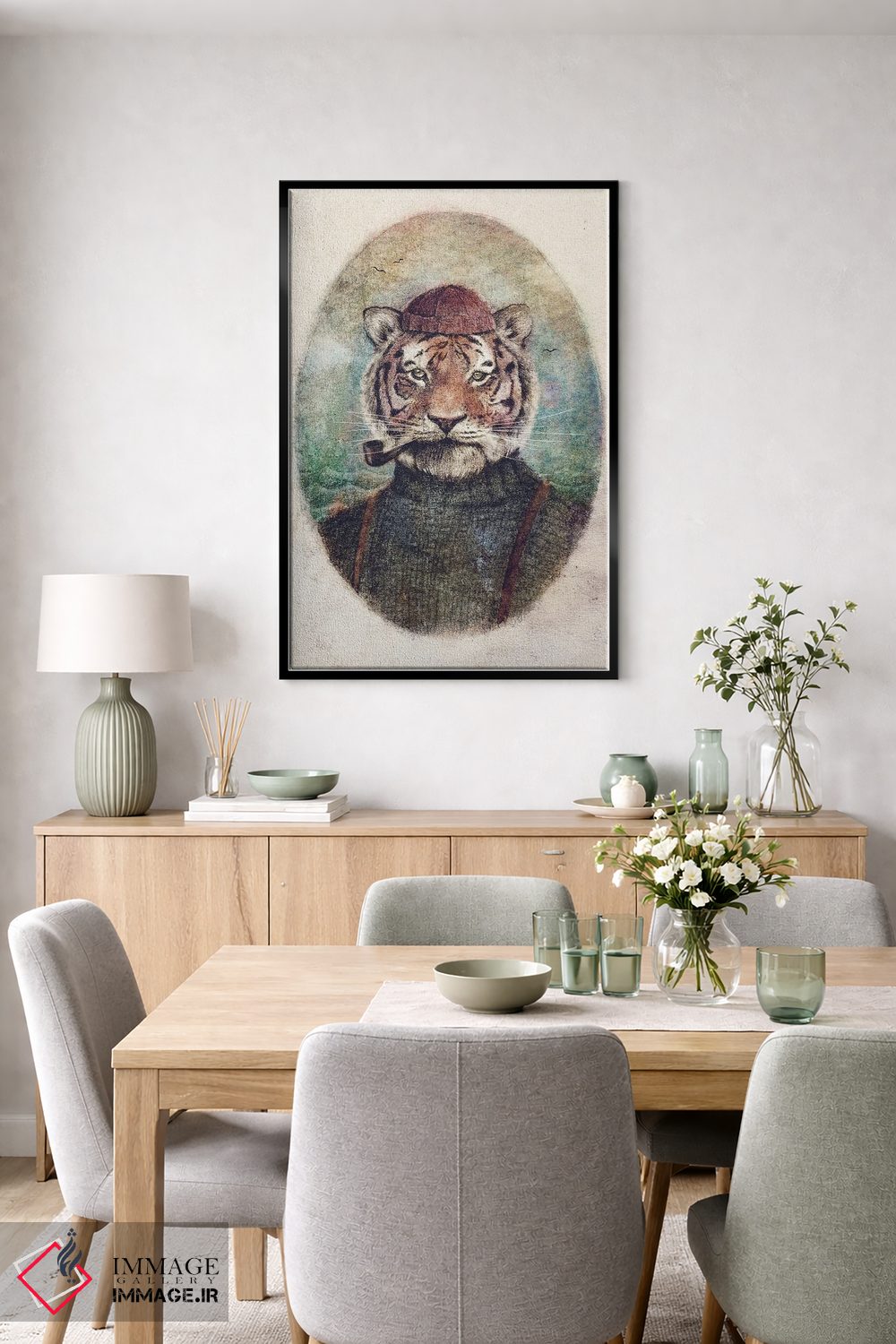 تابلو دکوراتیو اقیانوس وحشی اثر مایک کوبو - D6B