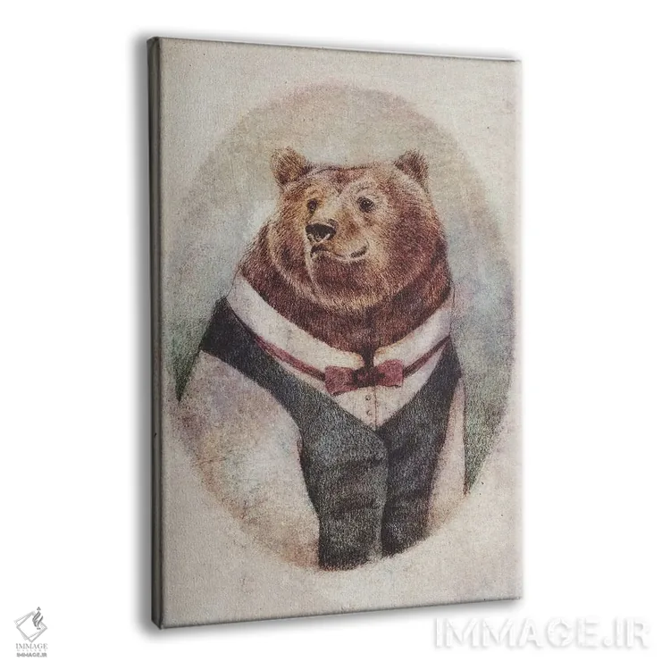 تابلو دکوراتیو آقای وحشی اثر مایک کوبو - نمای پرسپکتیو محصول