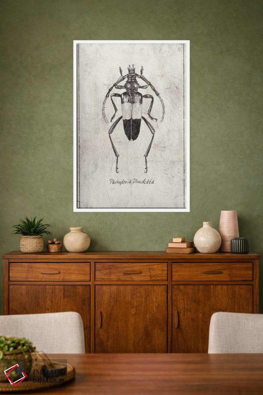 تابلو دکوراتیو پاکیتریا دی میدیاتا اثر مایک کوبو - D1W