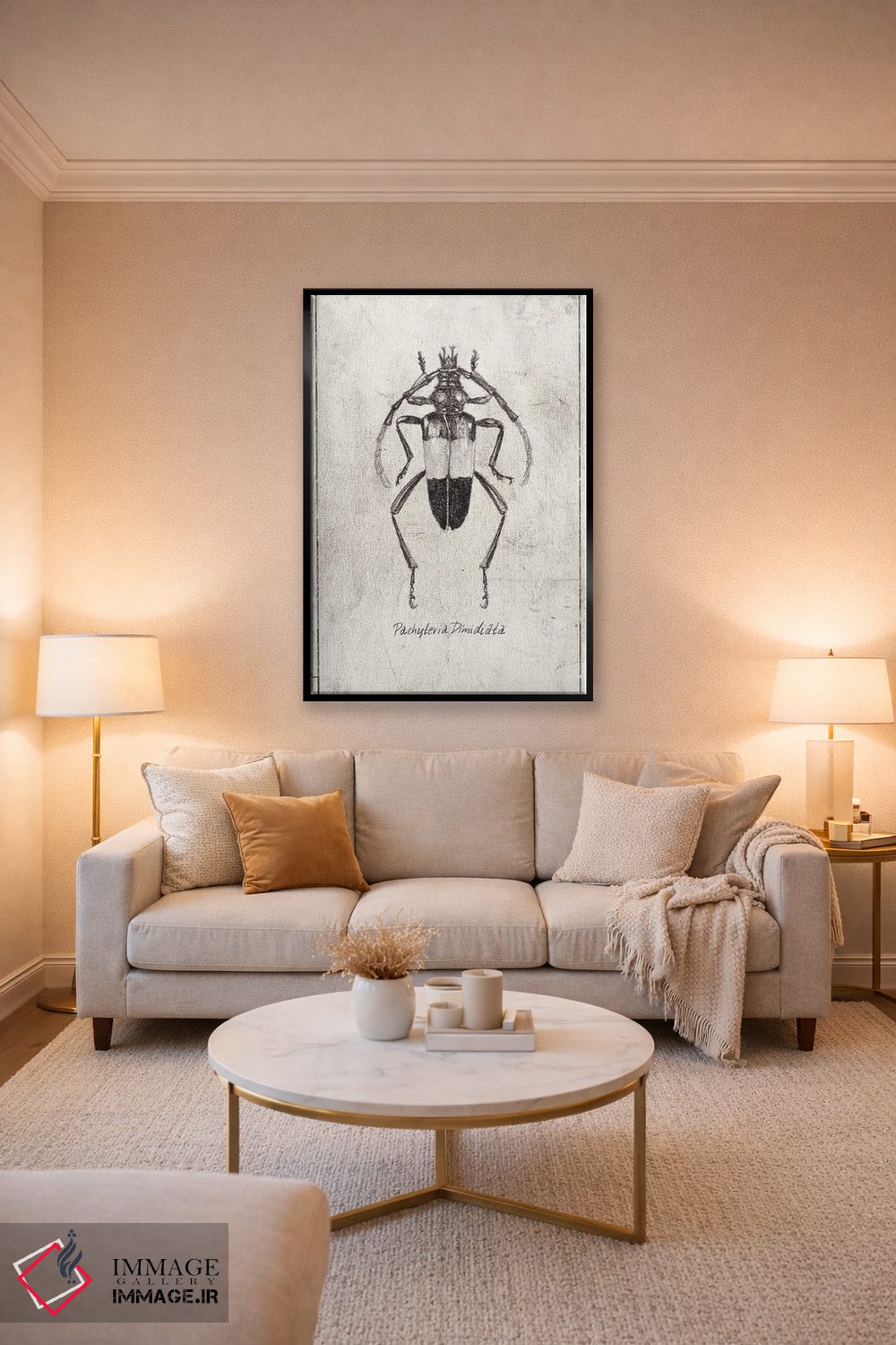 تابلو دکوراتیو پاکیتریا دی میدیاتا اثر مایک کوبو - D3B