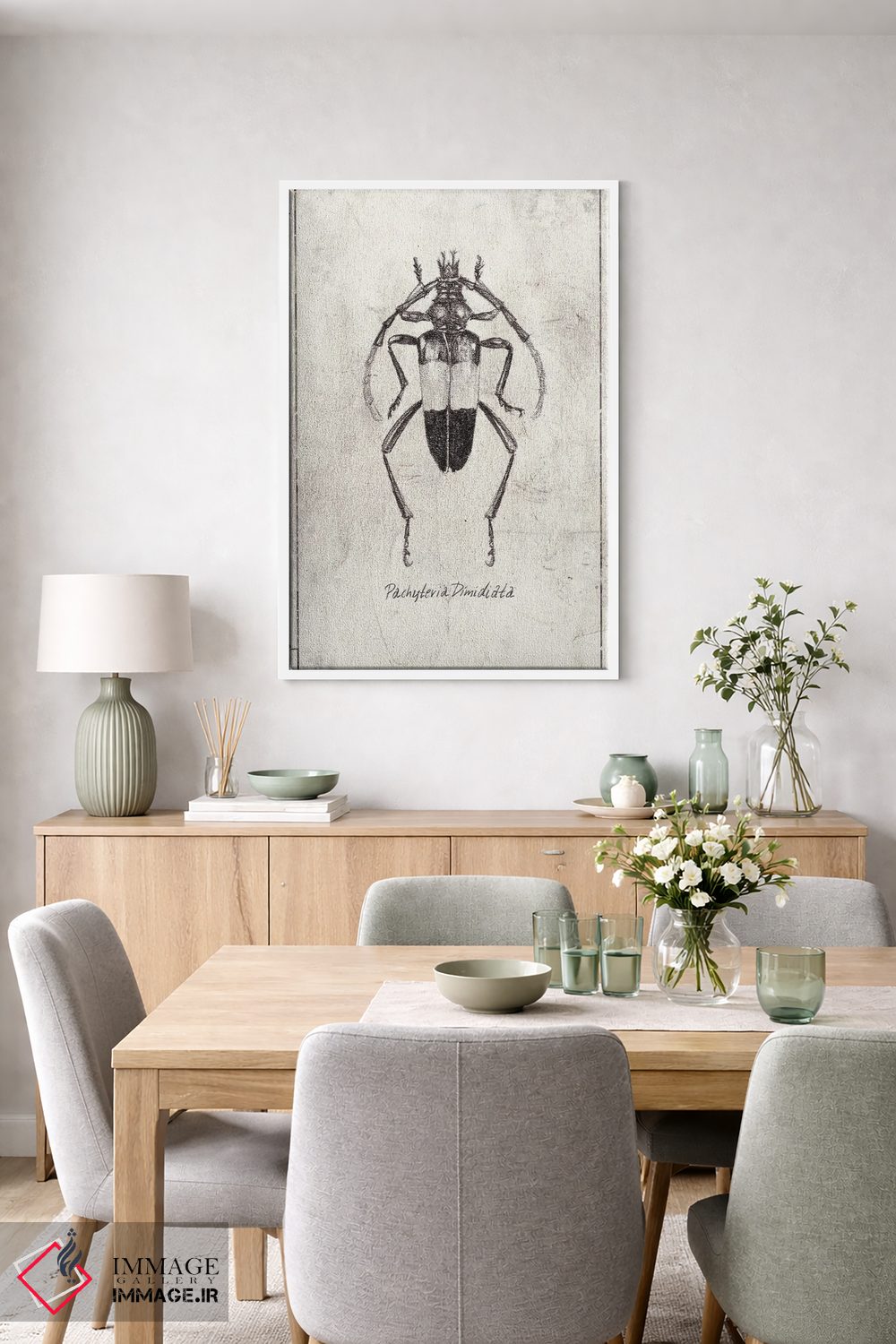 تابلو دکوراتیو پاکیتریا دی میدیاتا اثر مایک کوبو - D4W