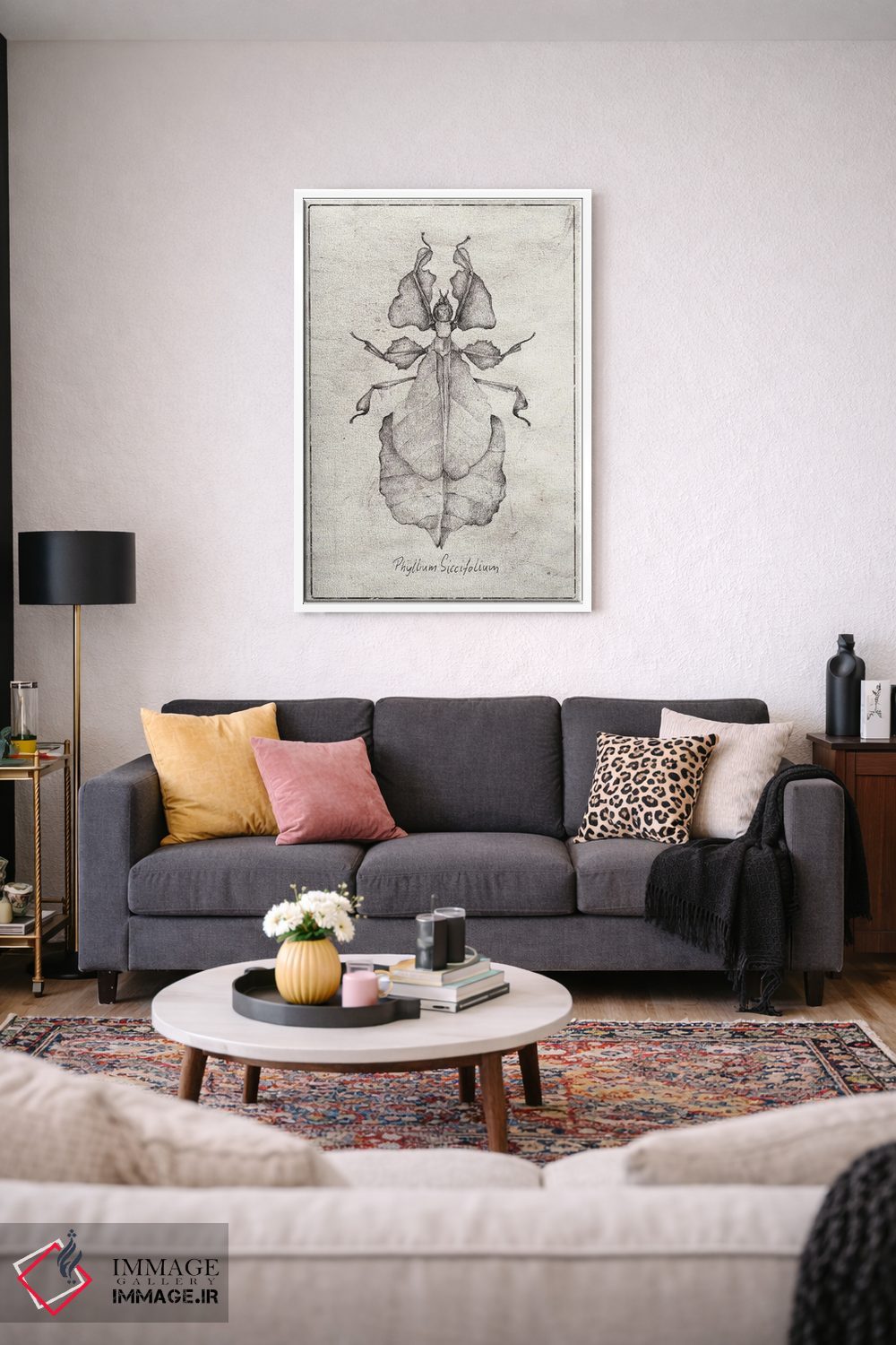 تابلو دکوراتیو فیللیوم سیکسیفولیوم اثر مایک کوبو - D4W