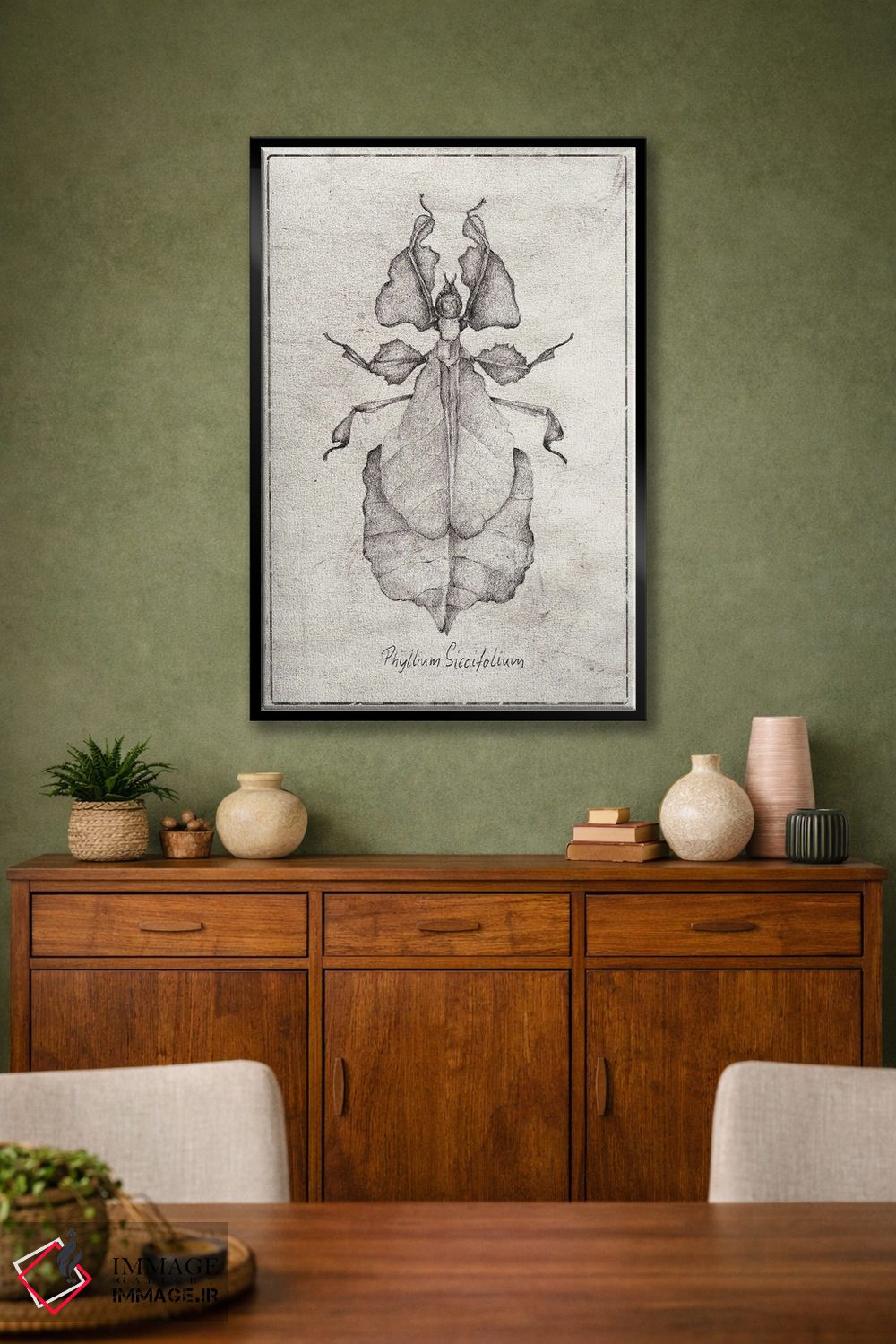 تابلو دکوراتیو فیللیوم سیکسیفولیوم اثر مایک کوبو - D2B