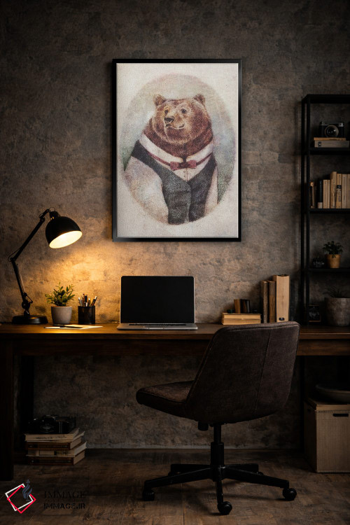 تابلو دکوراتیو آقای وحشی اثر مایک کوبو - D6B