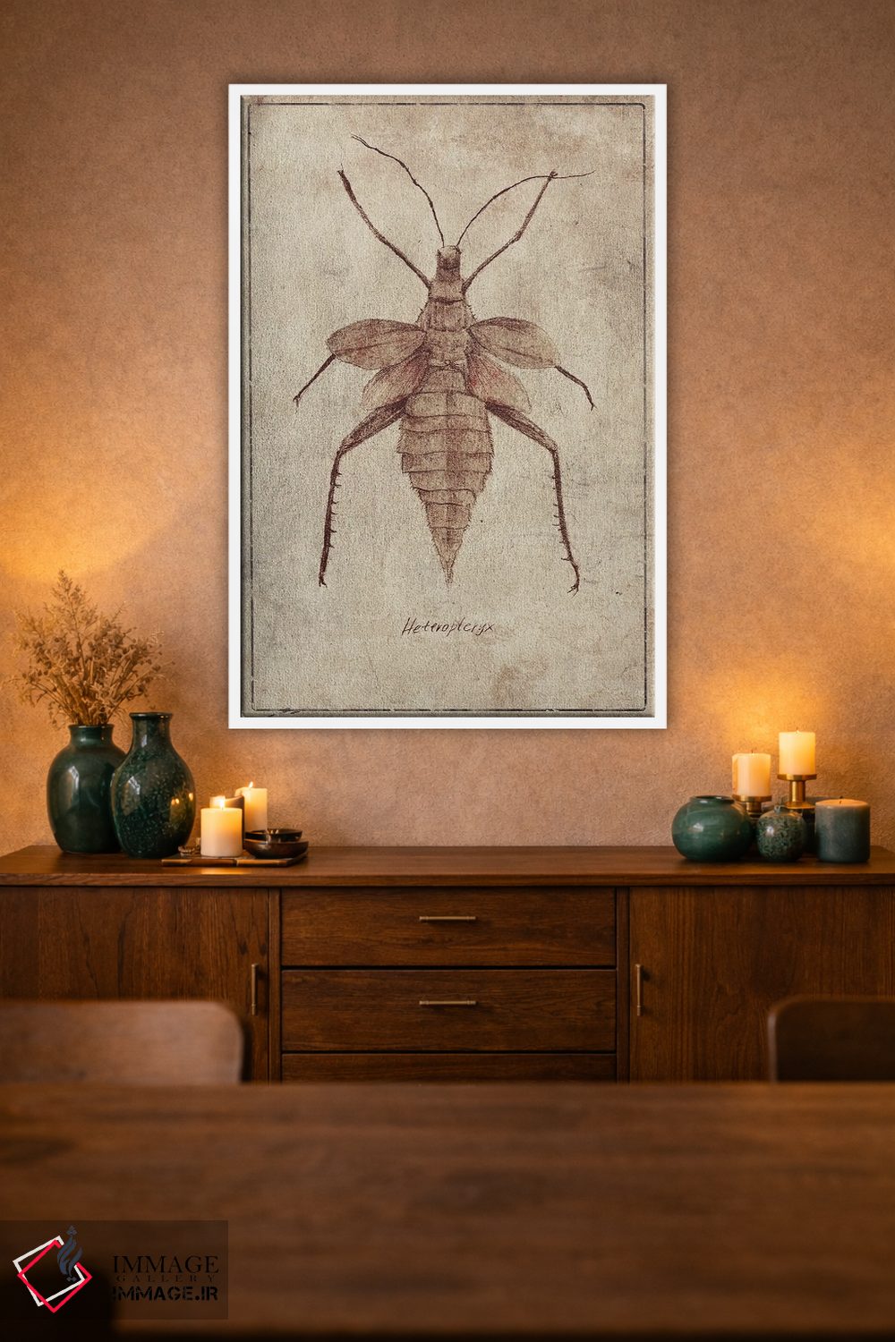 تابلو دکوراتیو هتروپتریکس C اثر مایک کوبو - D1W