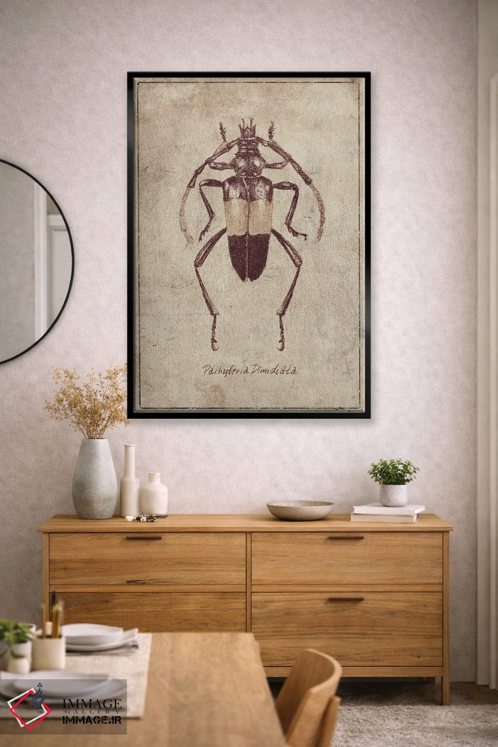 تابلو دکوراتیو پاکیتریا دی میدیاتا ۲ اثر مایک کوبو - D2B