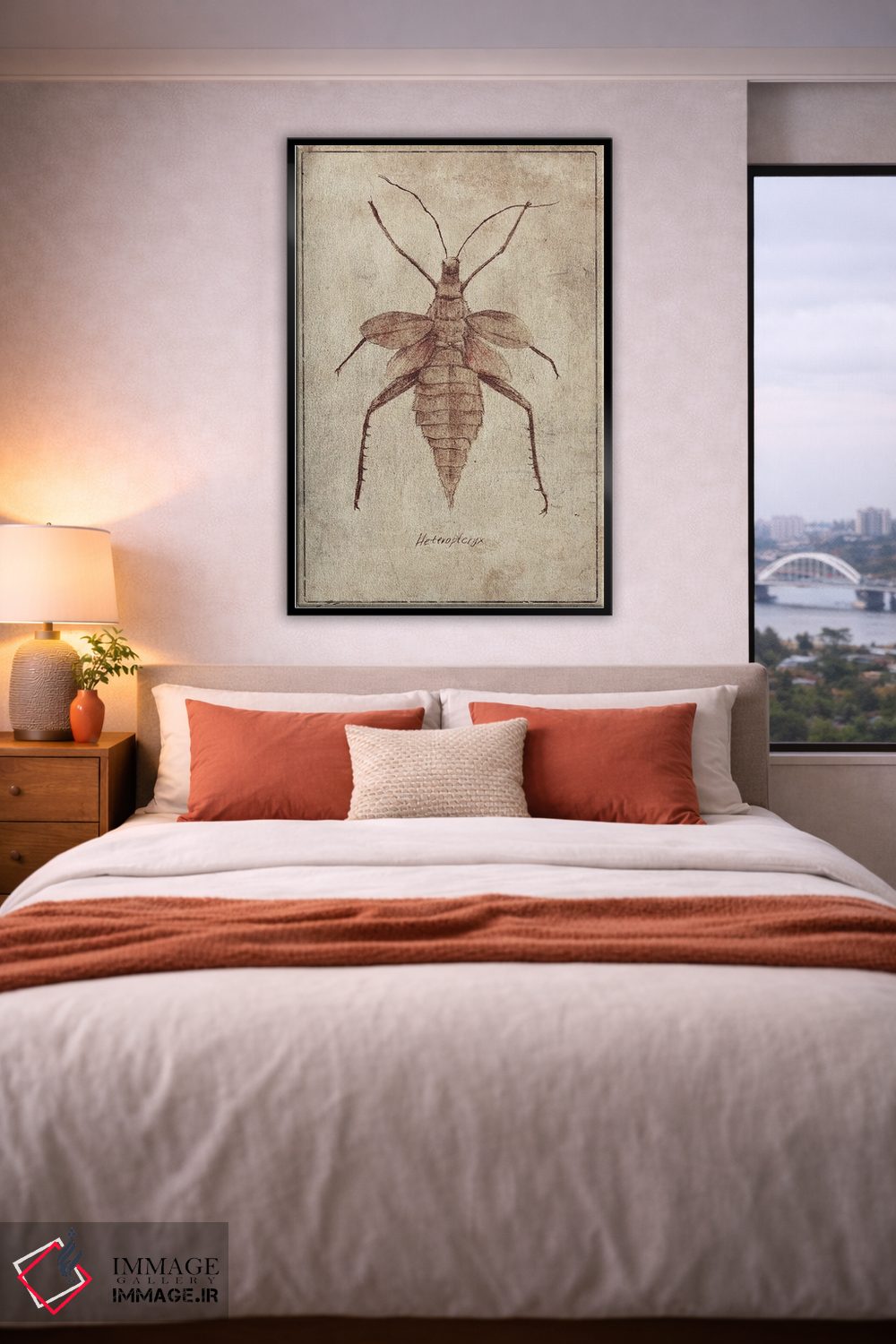 تابلو دکوراتیو هتروپتریکس C اثر مایک کوبو - D4B