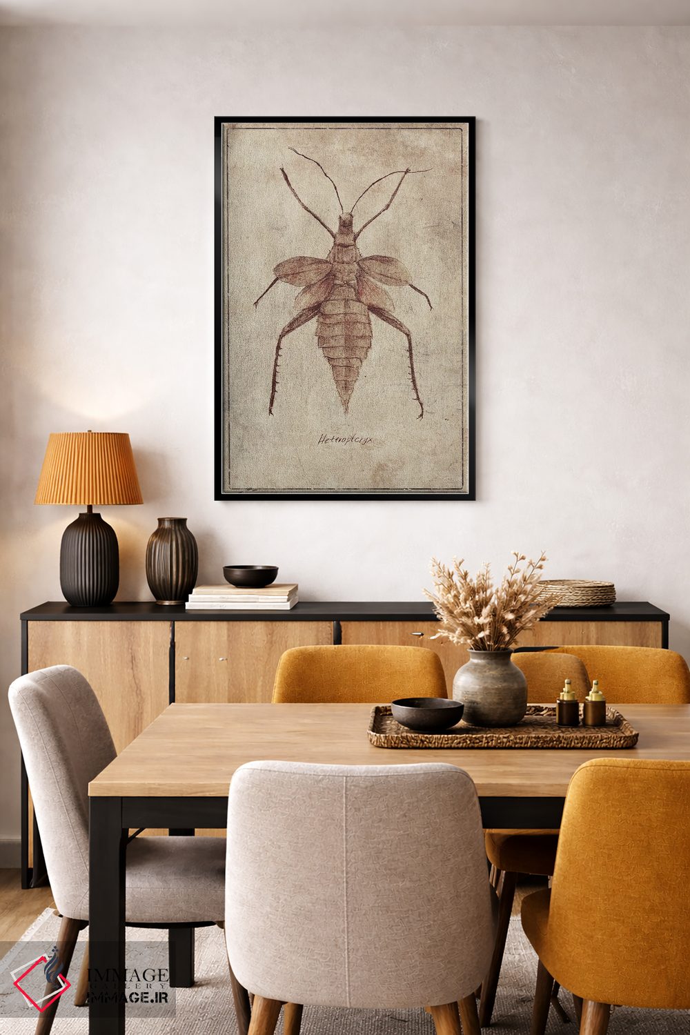 تابلو دکوراتیو هتروپتریکس C اثر مایک کوبو - D6B