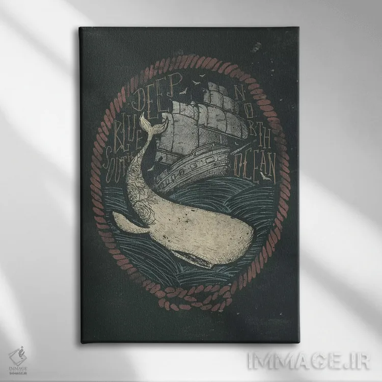 تابلو دکوراتیو عمیق اثر مایک کوبو - نمای روبهرو روی دیوار