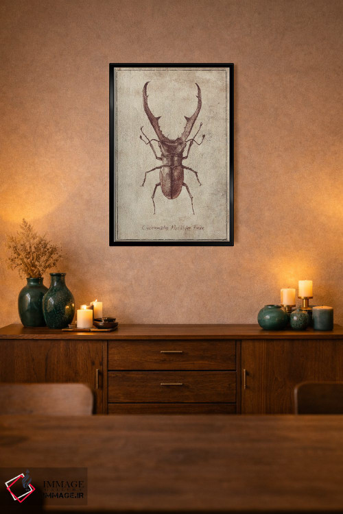 تابلو دکوراتیو سیکلوماتوس متالیفر فینه ۲ اثر مایک کوبو - D2B