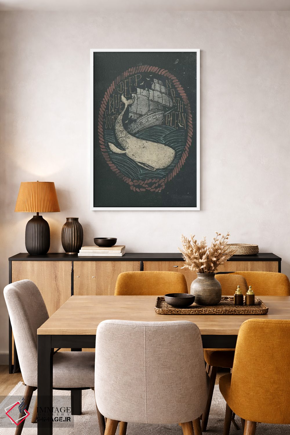 تابلو دکوراتیو عمیق اثر مایک کوبو - D6W