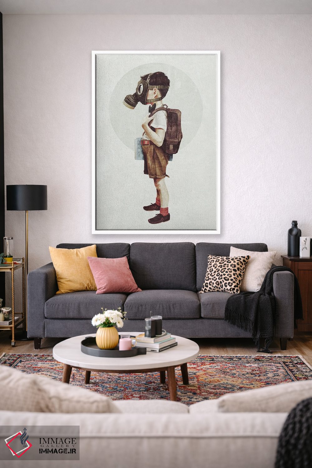 تابلو دکوراتیو بازگشت به مدرسه اثر مایک کوبو - D1W