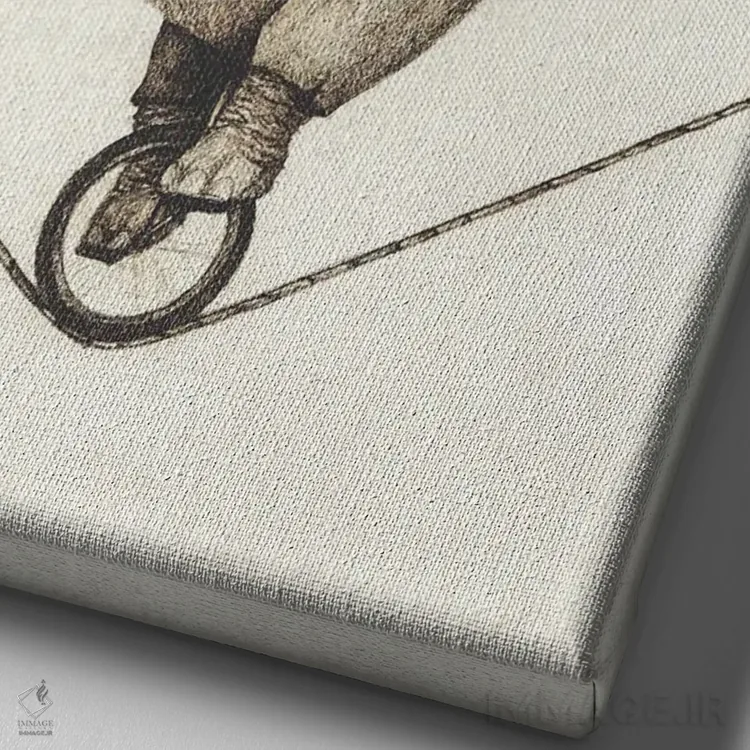 تابلو دکوراتیو الیوت ۲ اثر مایک کوبو - نمای نزدیک بافت بوم