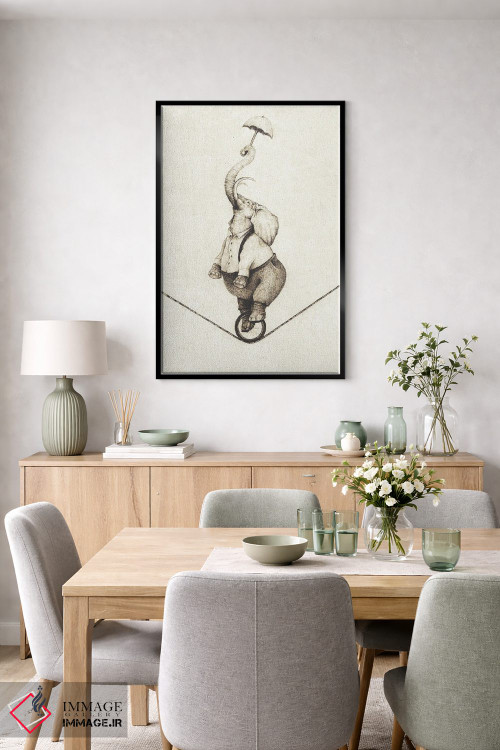 تابلو دکوراتیو الیوت ۲ اثر مایک کوبو - D6B