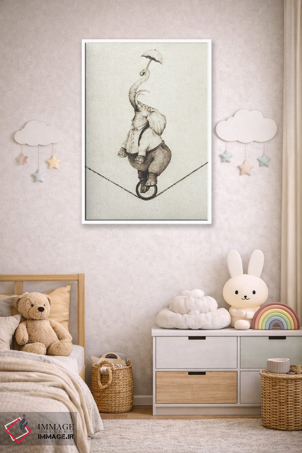 تابلو دکوراتیو الیوت ۲ اثر مایک کوبو - D4W