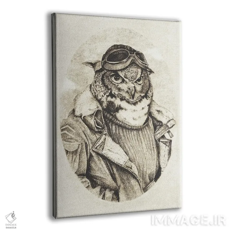 تابلو دکوراتیو آماده پرواز اثر مایک کوبو - نمای پرسپکتیو محصول