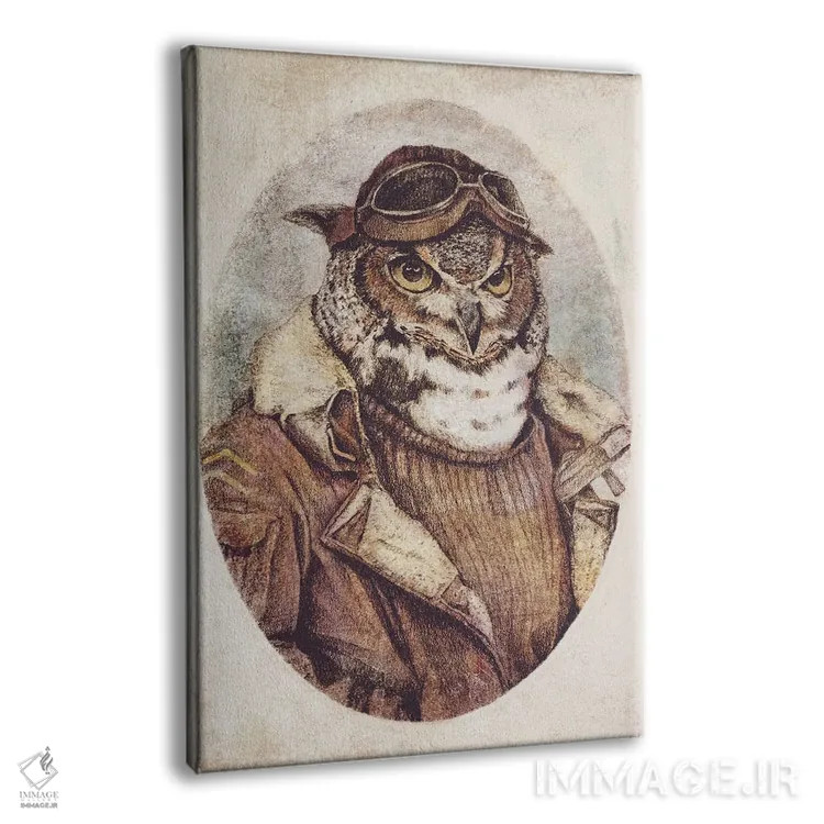 تابلو دکوراتیو "آماده پرواز ۲" اثر مایک کوبو - نمای پرسپکتیو محصول