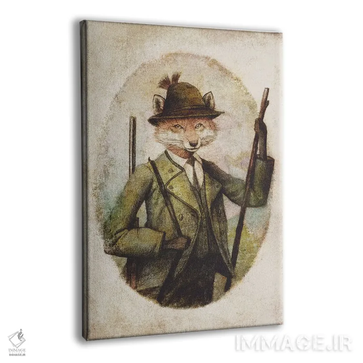 تابلو دکوراتیو "فصل شکار" اثر مایک کوبو - نمای پرسپکتیو محصول