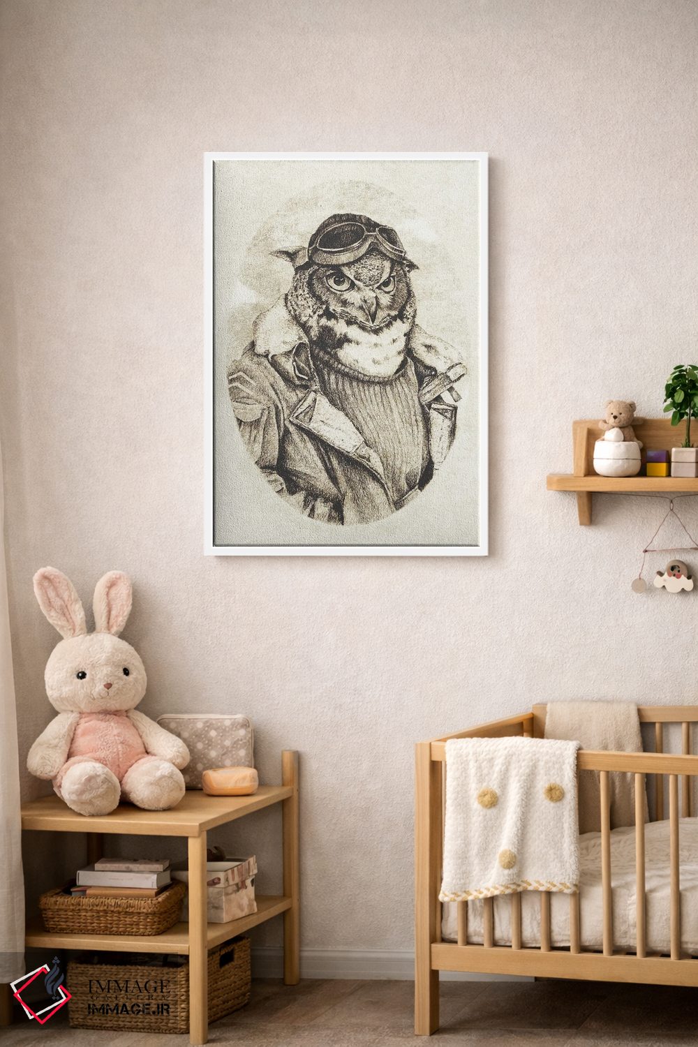 تابلو دکوراتیو آماده پرواز اثر مایک کوبو - D3W