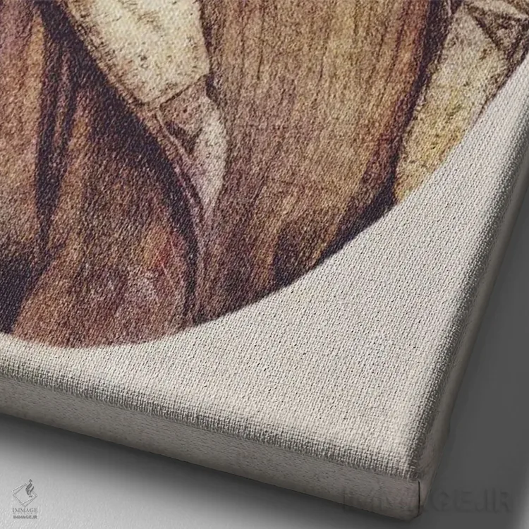 تابلو دکوراتیو "آماده پرواز ۲" اثر مایک کوبو - نمای نزدیک بافت بوم