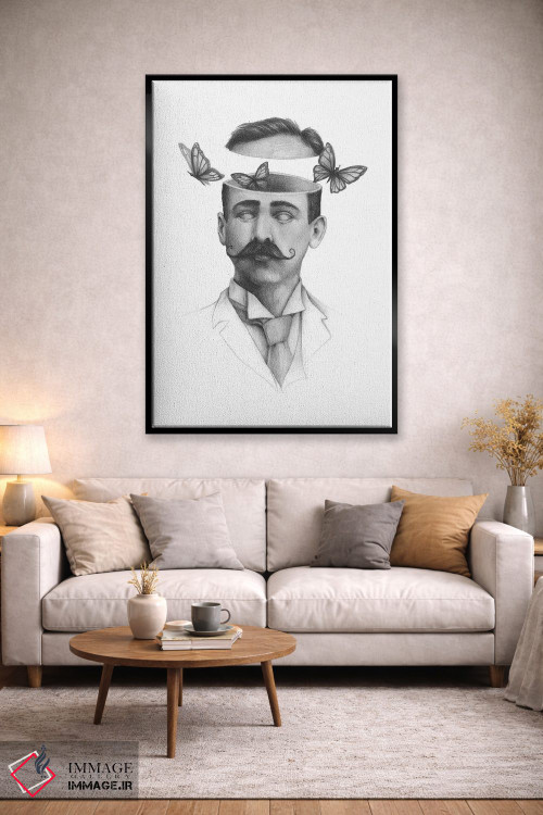 تابلو دکوراتیو سردرگمی ۲ اثر مایک کوبو - D3B